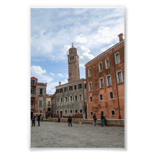 Foto Torre inclinada de Santo Stefano Venecia Italia