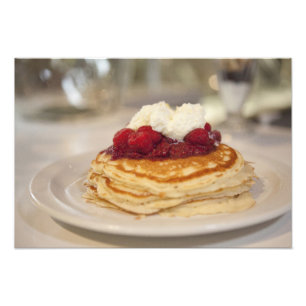 Foto Tortitas de frambuesa