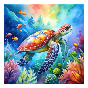 Foto Tortuga marina pintada