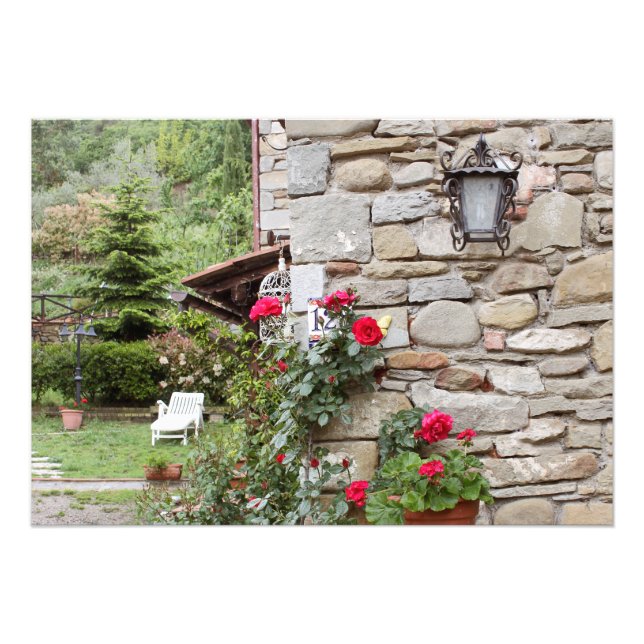 Foto Toscana. Italia. Casa de campo italiana. (Frente)