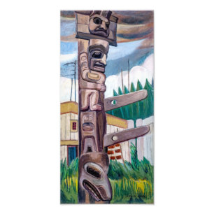 Foto Tótem Haida Emily Carr