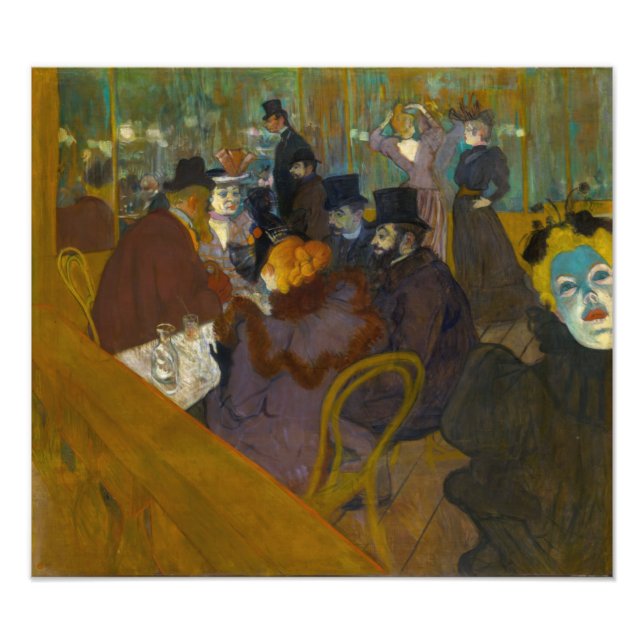 Foto Toulouse-Lautrec - En el Rojo (Frente)