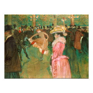 Foto Toulouse-Lautrec - En el Rouge, el baile