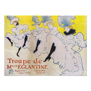Foto Toulouse-Lautrec - Troupe de Mlle Eglantine