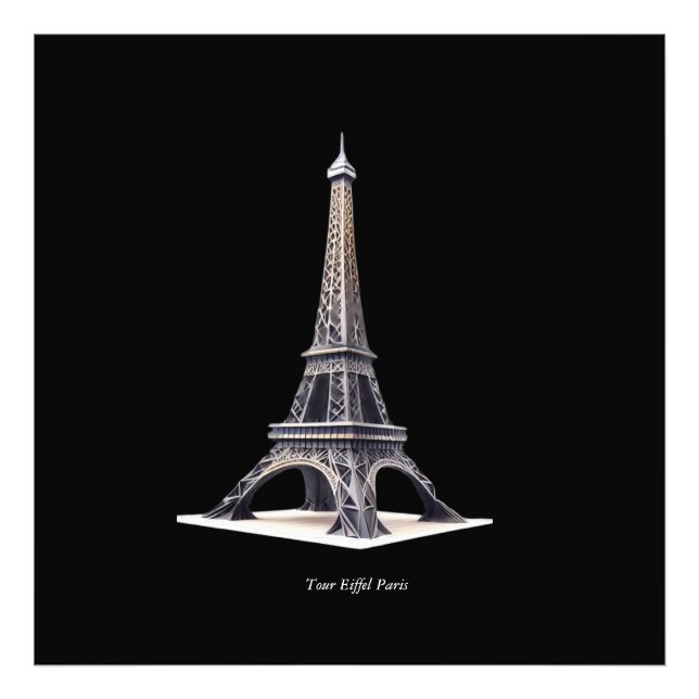 Foto Tour Eiffel Paris France (Frente)