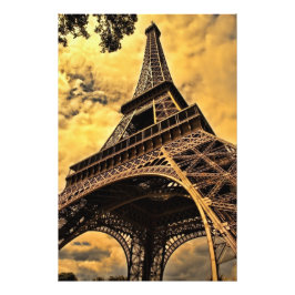 Foto Tour Eiffel París Poster Francia (Satin)