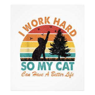 Foto Trabajo Duro Para Que Mi Gato Pueda Tener Una Vida