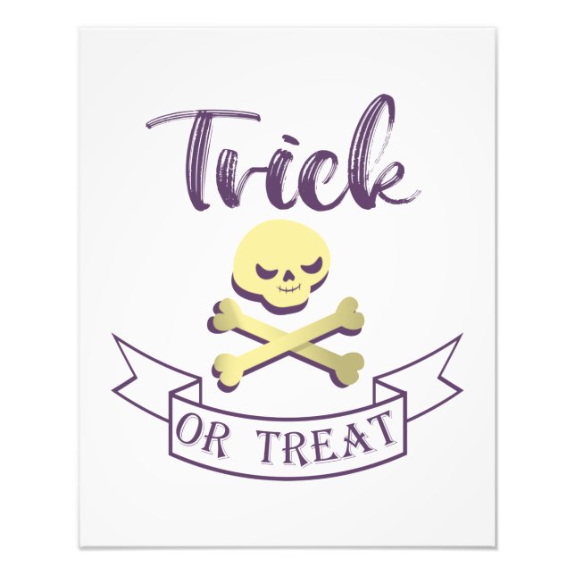 Foto Trampa o trate los huesos cruzados del cráneo cint (Frente)