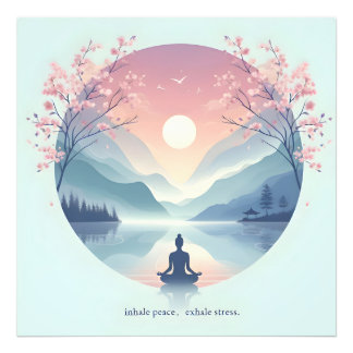 Foto Tranquilizador arte de meditación natural