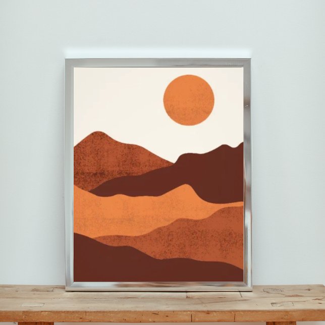 Foto Tranquilo atardecer en las montañas Pastel (Subido por el creador)