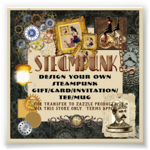 Foto Transferencia de plantilla STEAMPUNK a cualquier r