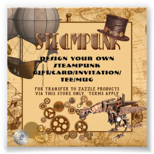 Foto Transferencia de plantilla STEAMPUNK a cualquier r