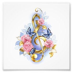 Foto Treble arrecife con rosas rosas rosas rosas