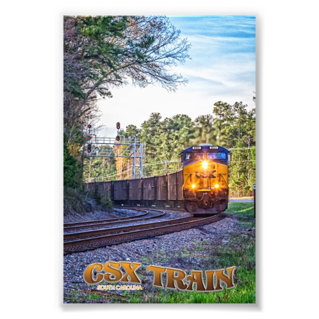 Foto Tren CSX en Carolina del Sur (Frente)