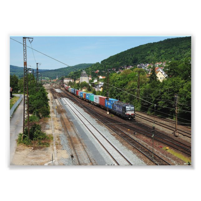 Foto Tren de carga en Gemünden a Main (Frente)