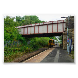 Foto Tren de Colne Bound saliendo de Burnley Barracks R