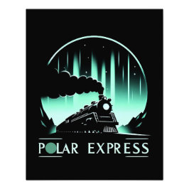 Foto Tren Polar Express elegante