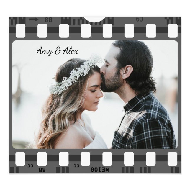 Foto Trendy Film Reel Movie Personalizado Picture Frame (Frente)