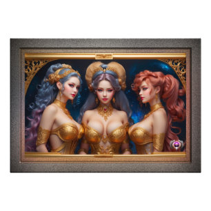 Foto Tres Gracias De La Mitología Griega por Xzendor7
