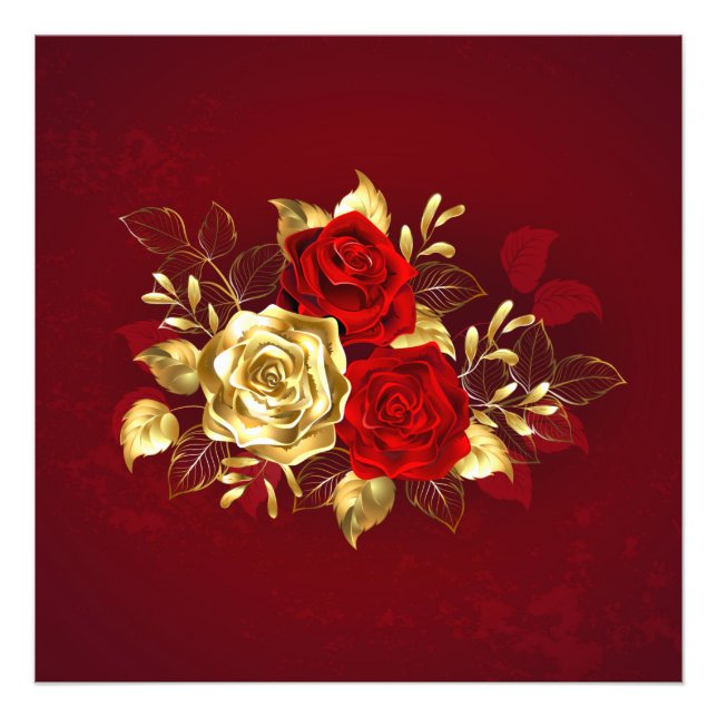 Foto Tres Rosas de Joyería (Frente)