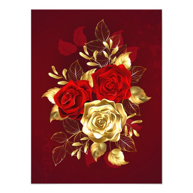 Foto Tres Rosas de Joyería (Frente)