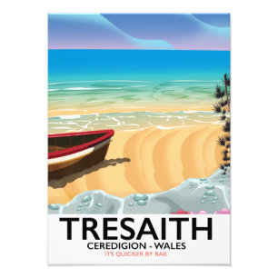 Foto Tresaith, poster de la playa de País de Gales de
