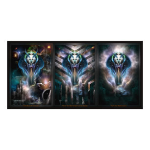 Foto Trilogía Fractal de la Reina Thera 2XFrame