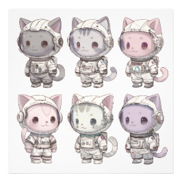 Foto Tripulación de gato astronauta lindo – Gatos espac