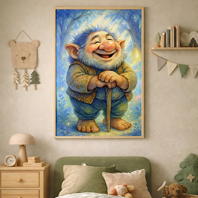 Foto Troll del Bosque Alegre – Arte mural de cuento de  (Subido por el creador)