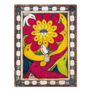 Foto Trono de San Adolfo, Flor de Cara   Adolf Wölfli 