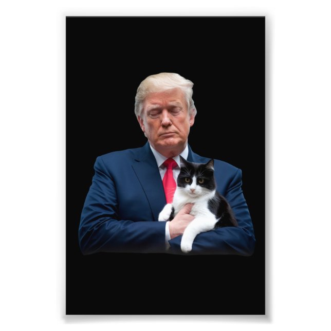 Foto Trump 2024 Cat MAGA Funny Trump Cat (Frente)