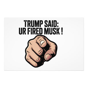 Foto Trump dijo: ¡Te despiden Musk! Declaración polític