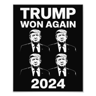 Foto Trump Ganó De Nuevo Elección 2024 Día de Inaugurac