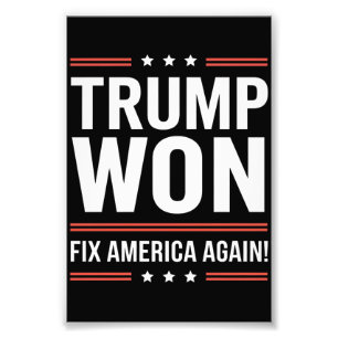 Foto Trump Ganó MAGA Trump Ganador 2024 Arregla América