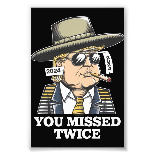 Foto Trump Intento de Asesinato Trump 2024 que perdiste (Frente)