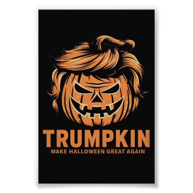 Foto Trumpkin de Halloween vuelve a hacer grande a Hall (Frente)