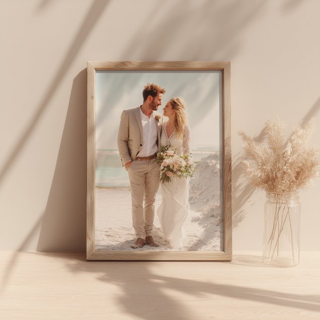 Foto Tu Boda 5x7 (Beach Wedding 5x7 Photo Print)