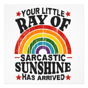 Foto Tu Pequeño Rayo de Sol Sarcástico