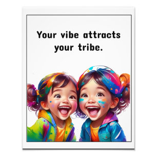 Foto Tu Vibe Atrae A Tu Tribu — Cita De Amistad