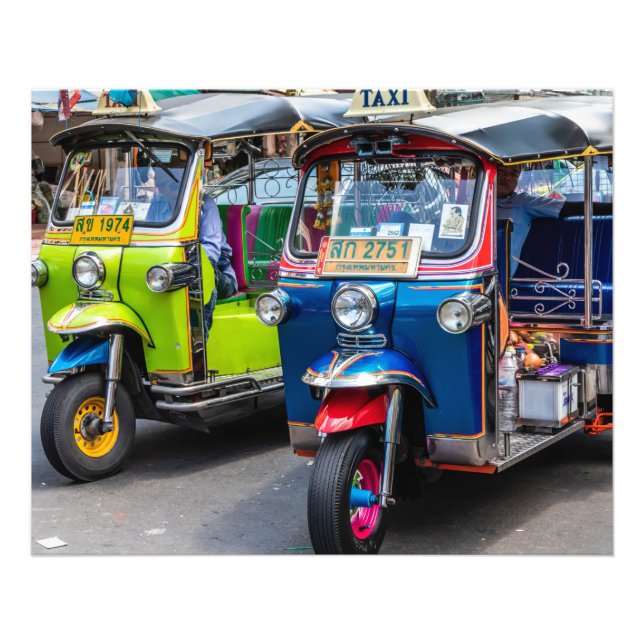 Foto Tuk tuk tuk de Bangkok (Frente)