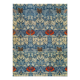 Foto Tulip y fecha Rosa, Diseño 1876 William Morris