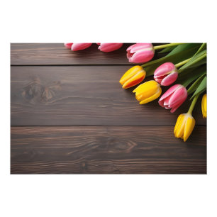 Foto Tulipanes de primavera para el Día de San Valentín