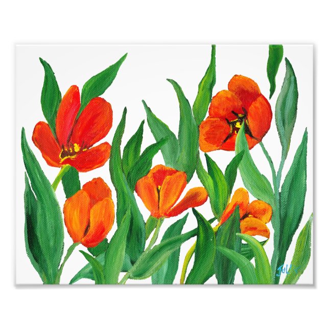 Foto Tulipanes Rojos (Frente)