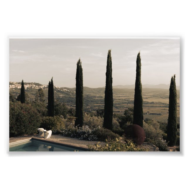 Foto Tuscan landscape hidden behind cypresses (2024) (Frente)