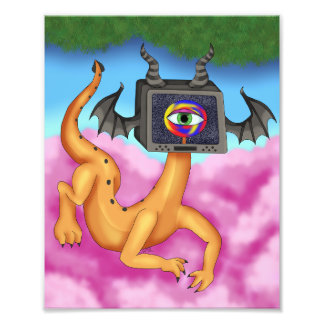 Foto TV Dragon Pop Imprimir