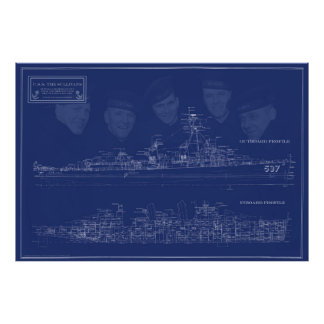 Foto U.S.S. The Sullivans Plano Artístico Detallado