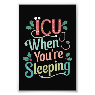 Foto UCI Cuando Estás Durmiendo Enfermera de UCI Navida