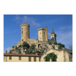 Foto UE, Francia, Foix, Ariege, Pirineos. Castillo