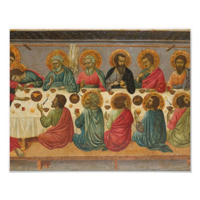 Foto Ugolino di Nerio - La última cena (Frente)