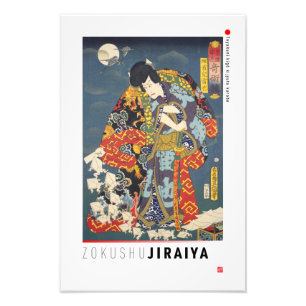 Foto ukiyoe - Zokushu Jiraiya - mago japonés -